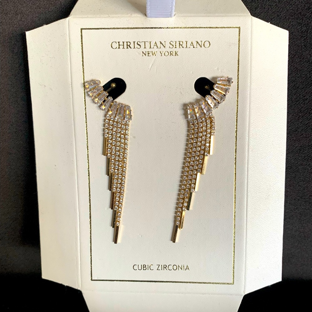 Never worn Christian Siriano earrings.